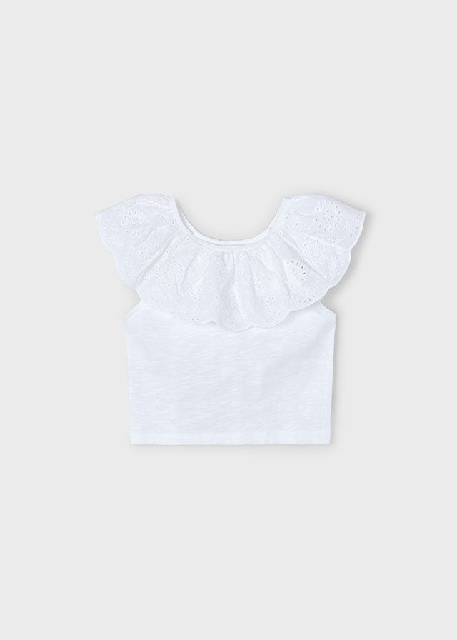 Camiseta m/c combinada niña
