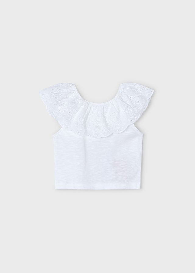 Camiseta m/c combinada niña