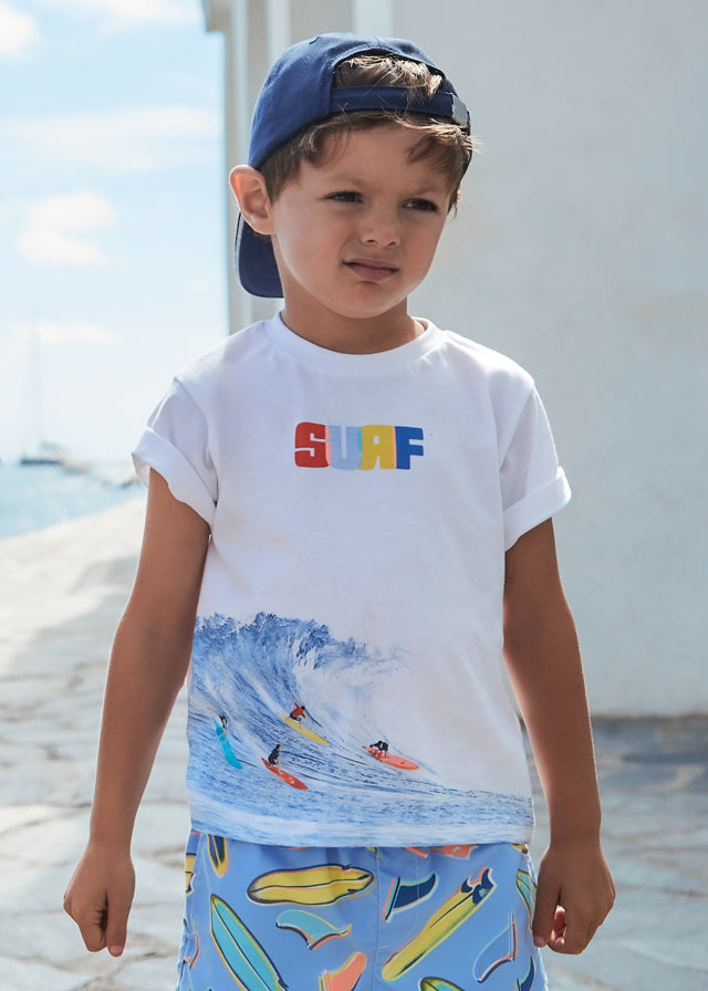 Camiseta m/c "wave" niño