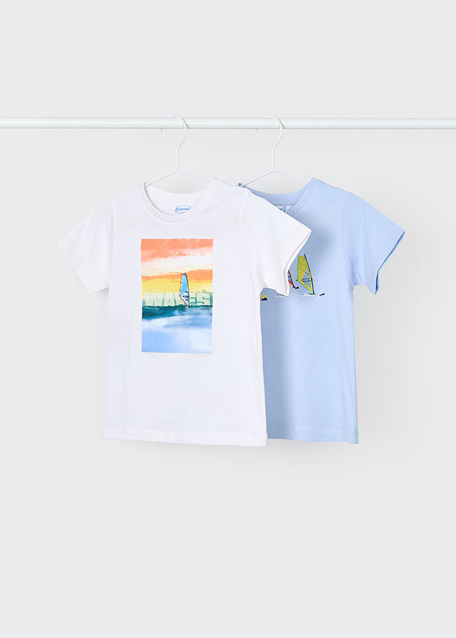 Set 2 camisetas m/c "windsurf" niño
