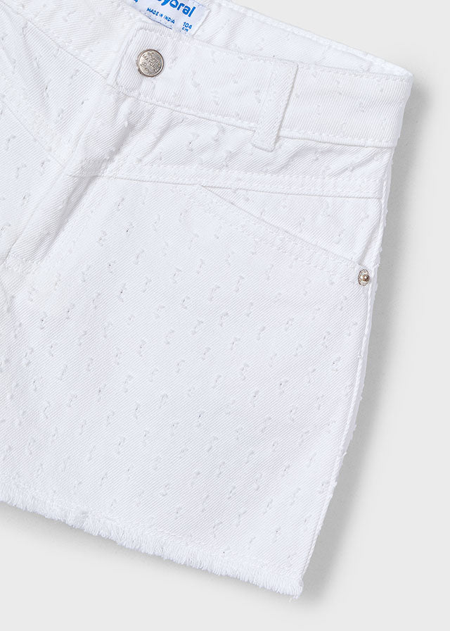 Pantalón corto sarga niña