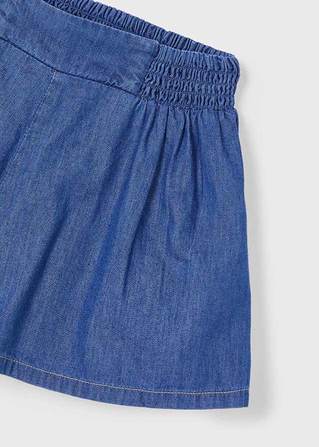 Pantalón corto fluido niña