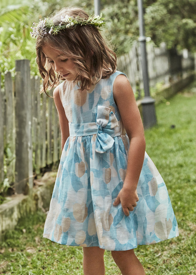 Vestido estampado niña