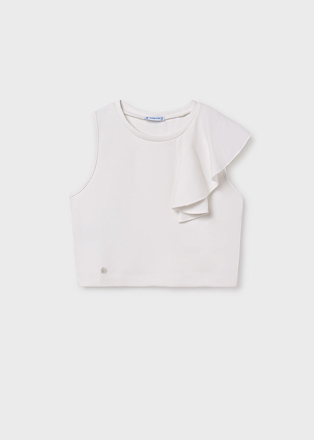 Camiseta tirantes volante chica