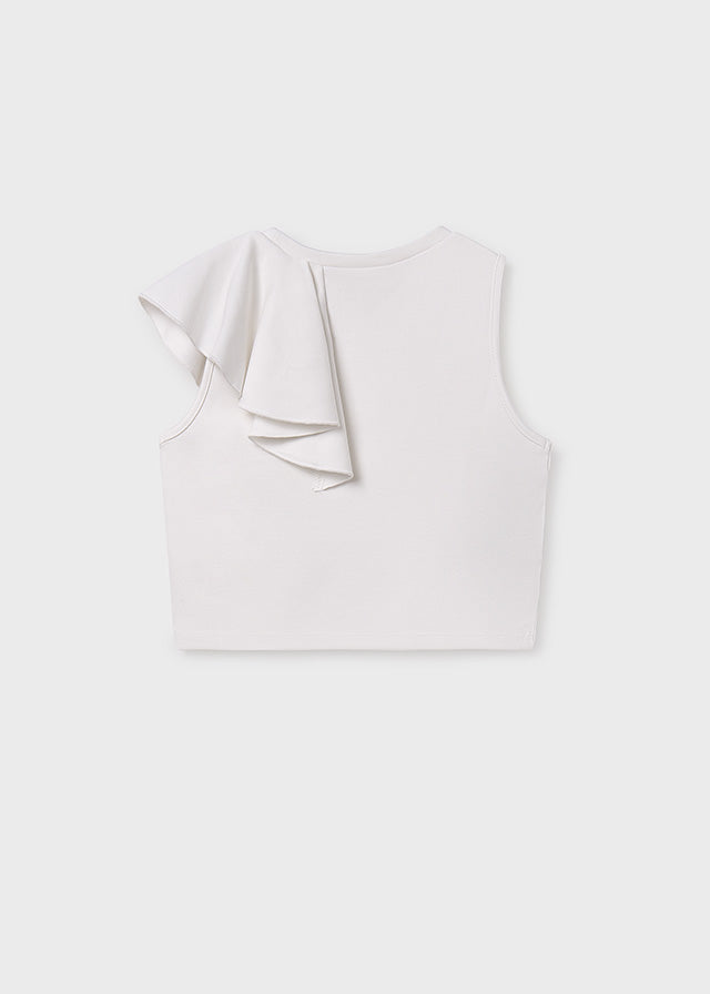 Camiseta tirantes volante chica