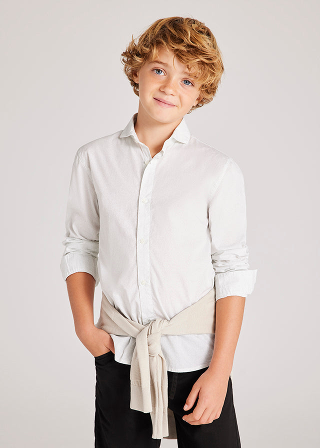 Camisa m/l vestir chico