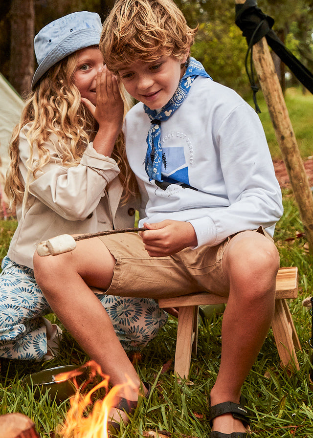 Bermuda relaxed chico