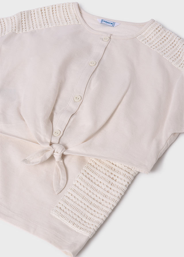 Conjunto short bolsillos chica