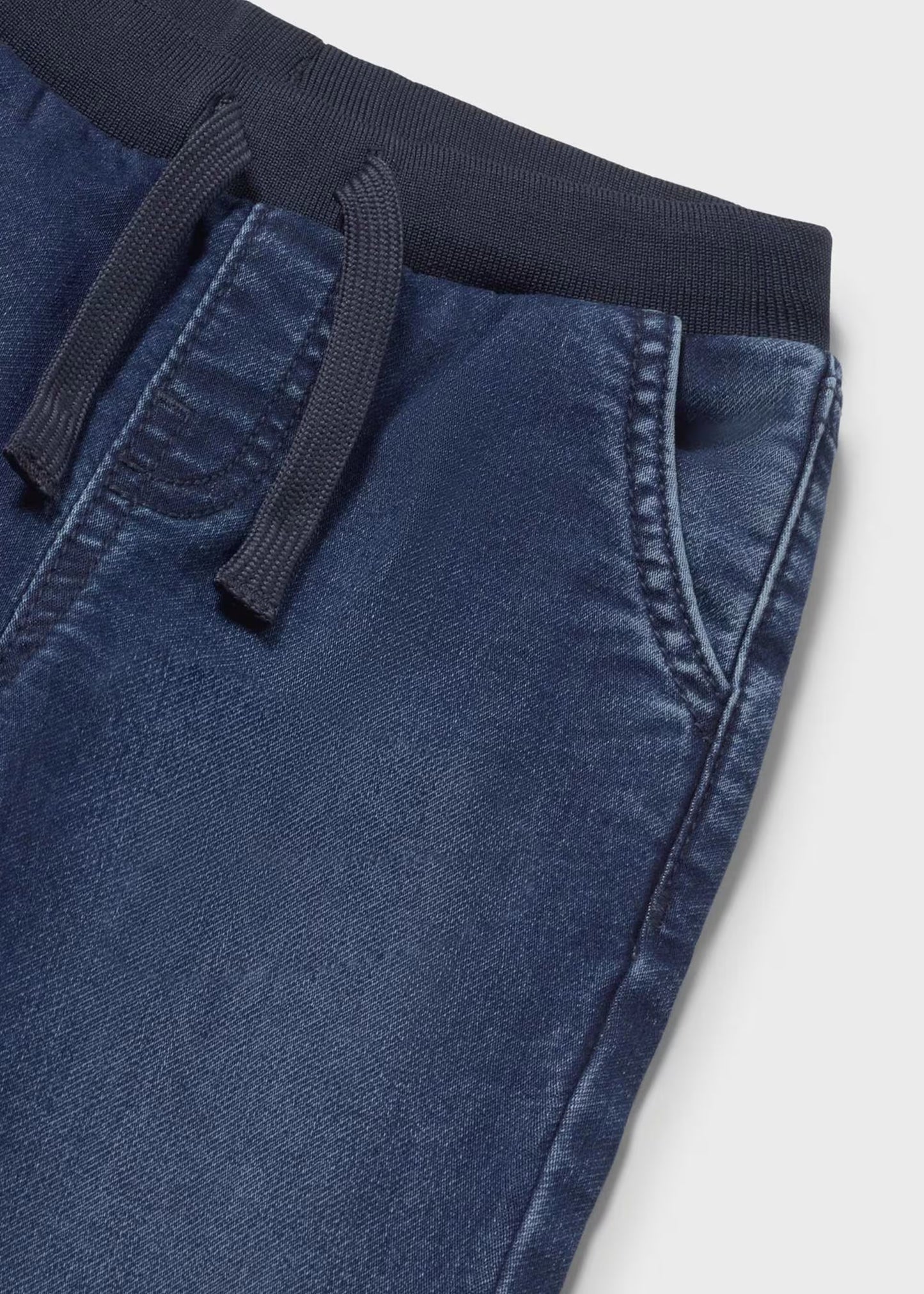 Pantalón vaquero cinturilla elástica bebé