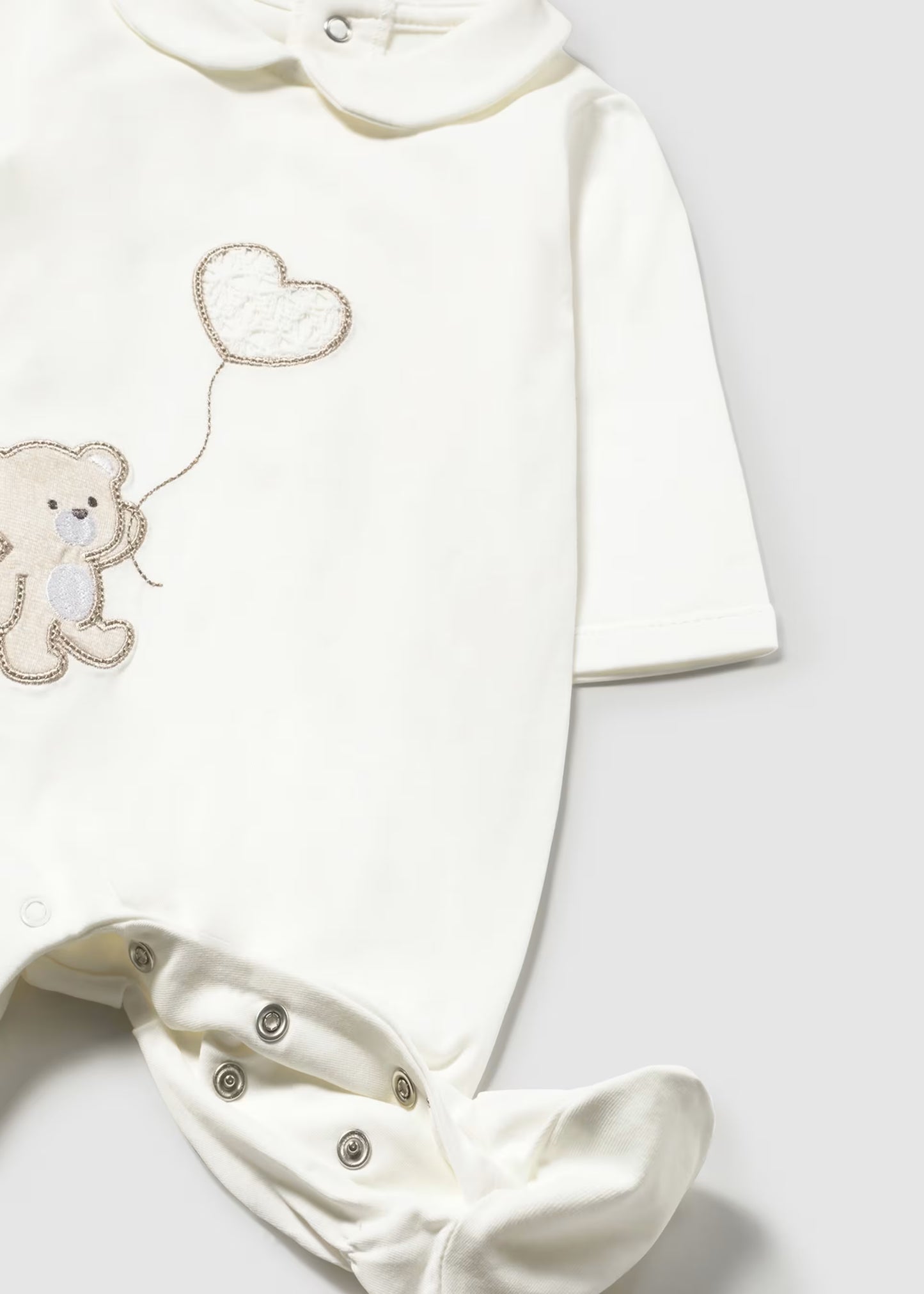 Pijama osito bordado recién nacida