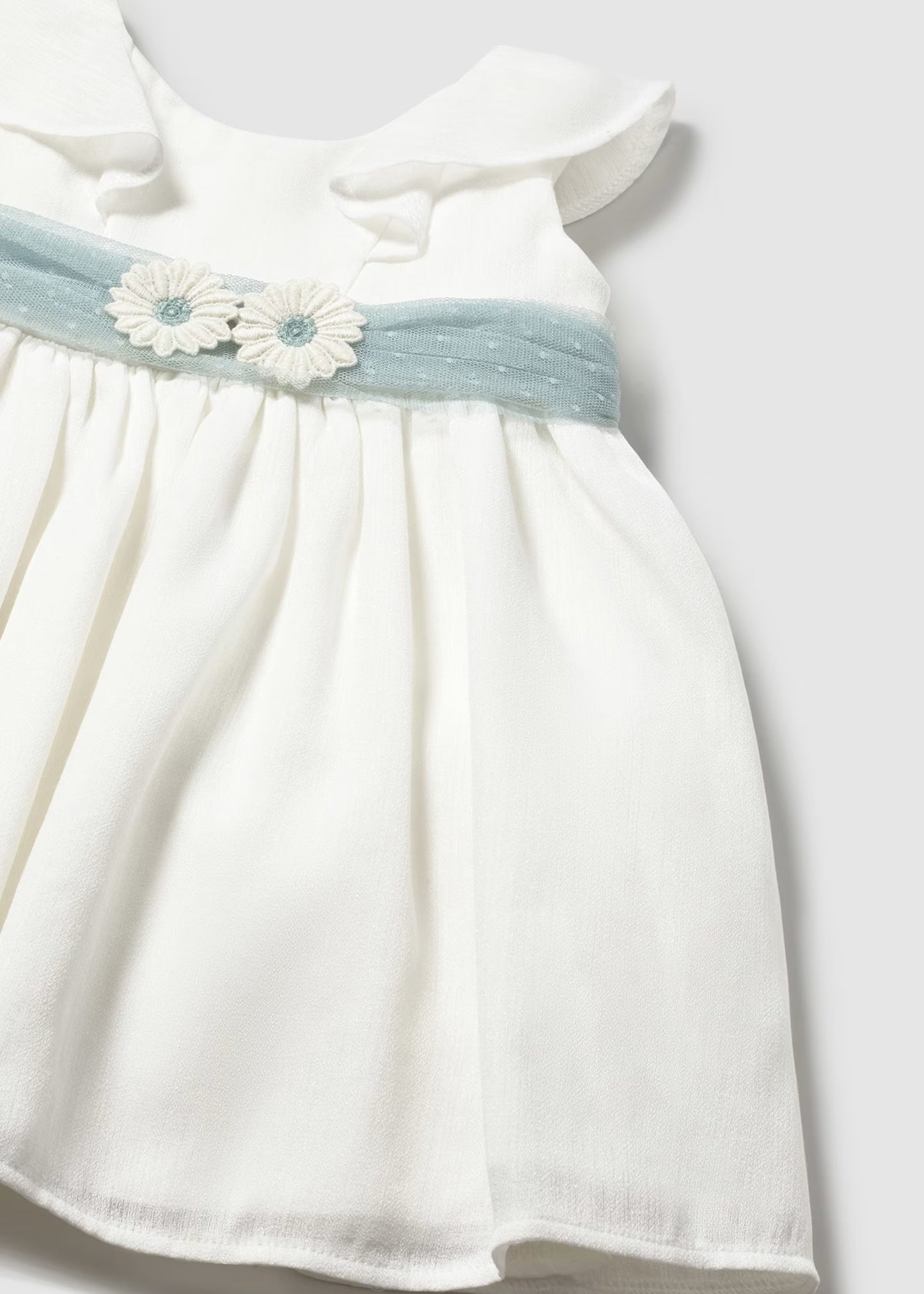 Vestido tul con fajín bebé