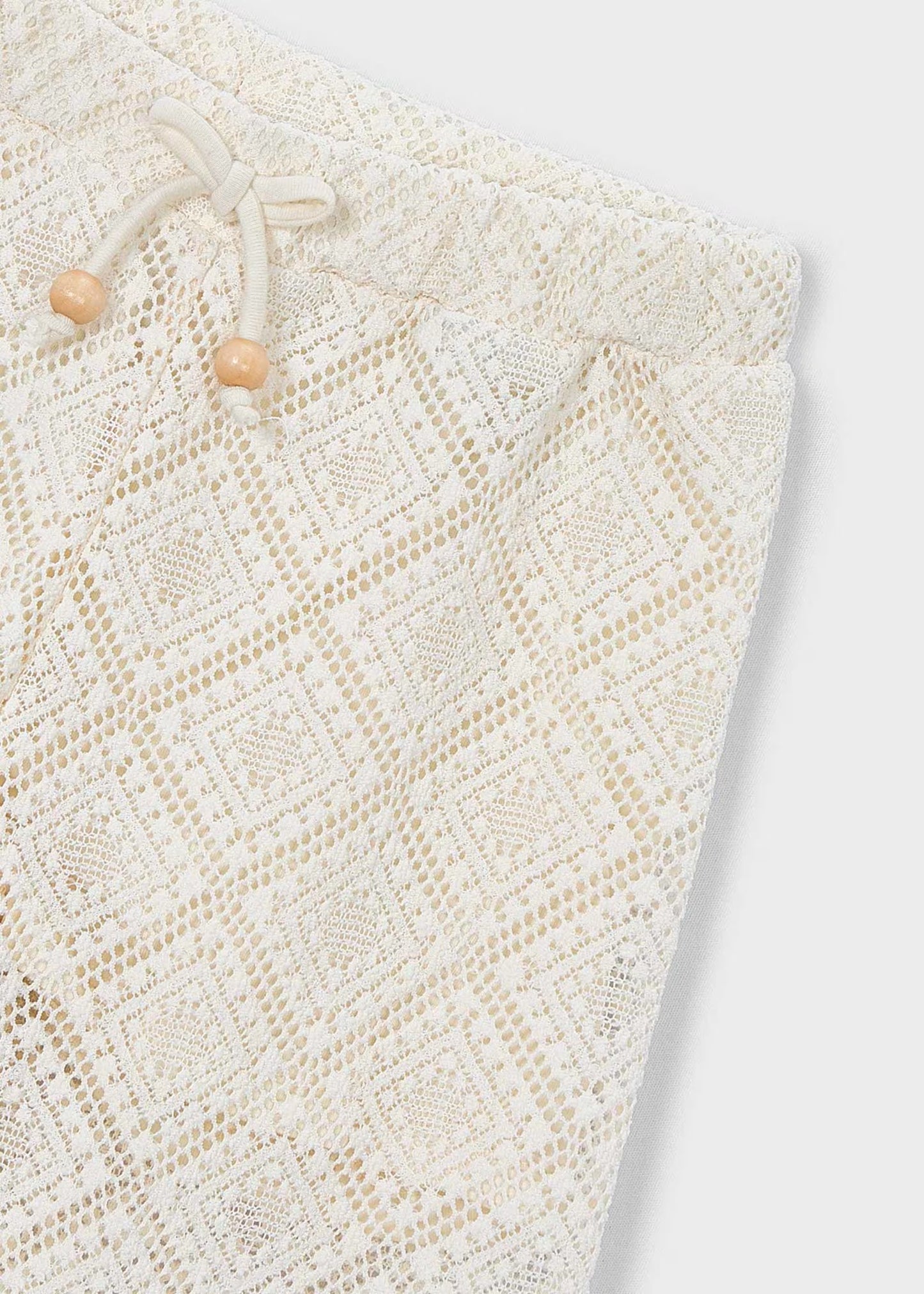 Pantalón largo crochet niña