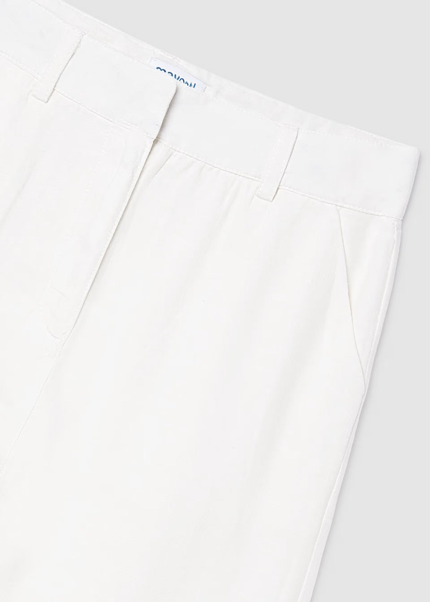 Pantalón largo cinta bordada chica