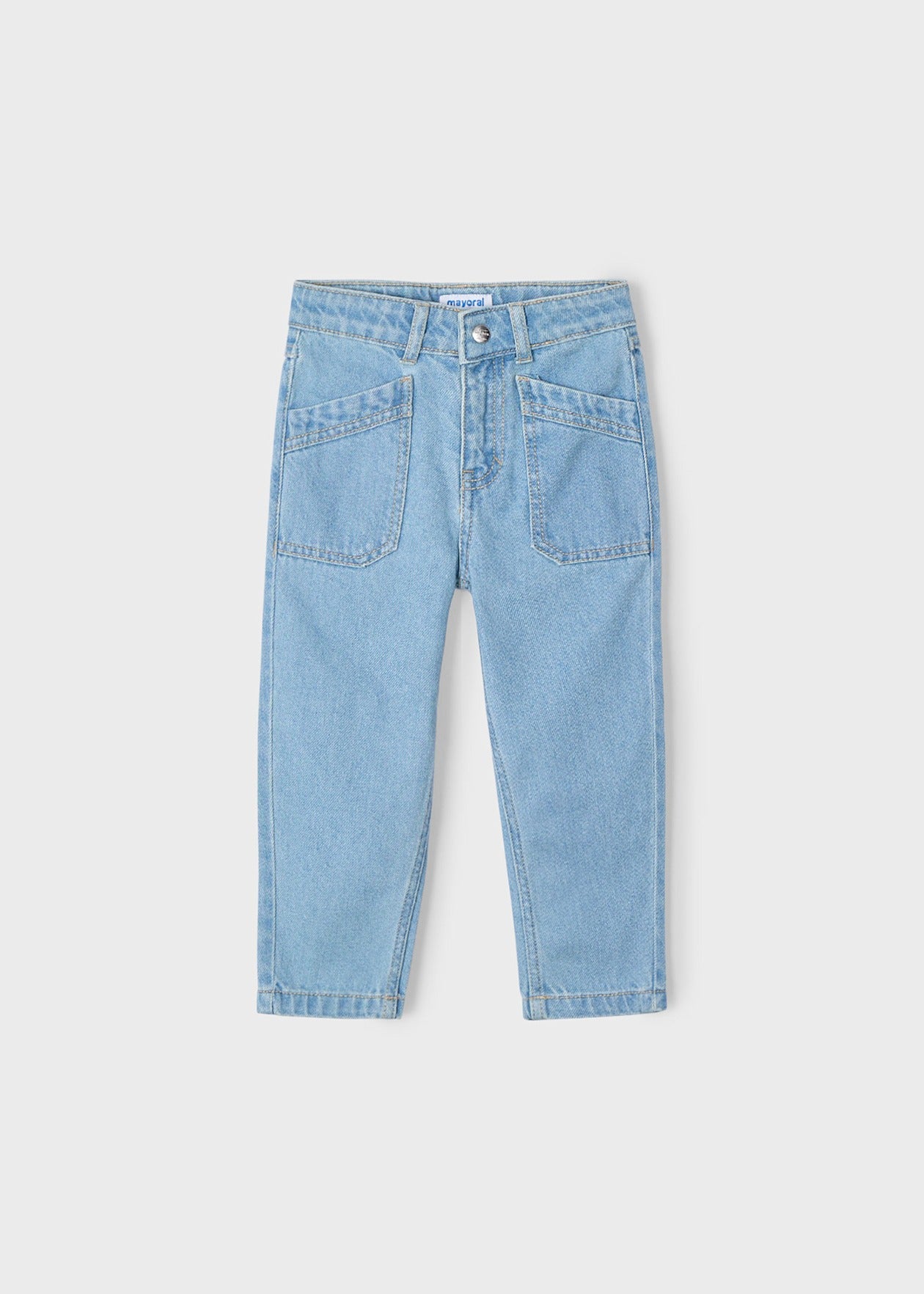 Pantalón vaquero holgado niña
