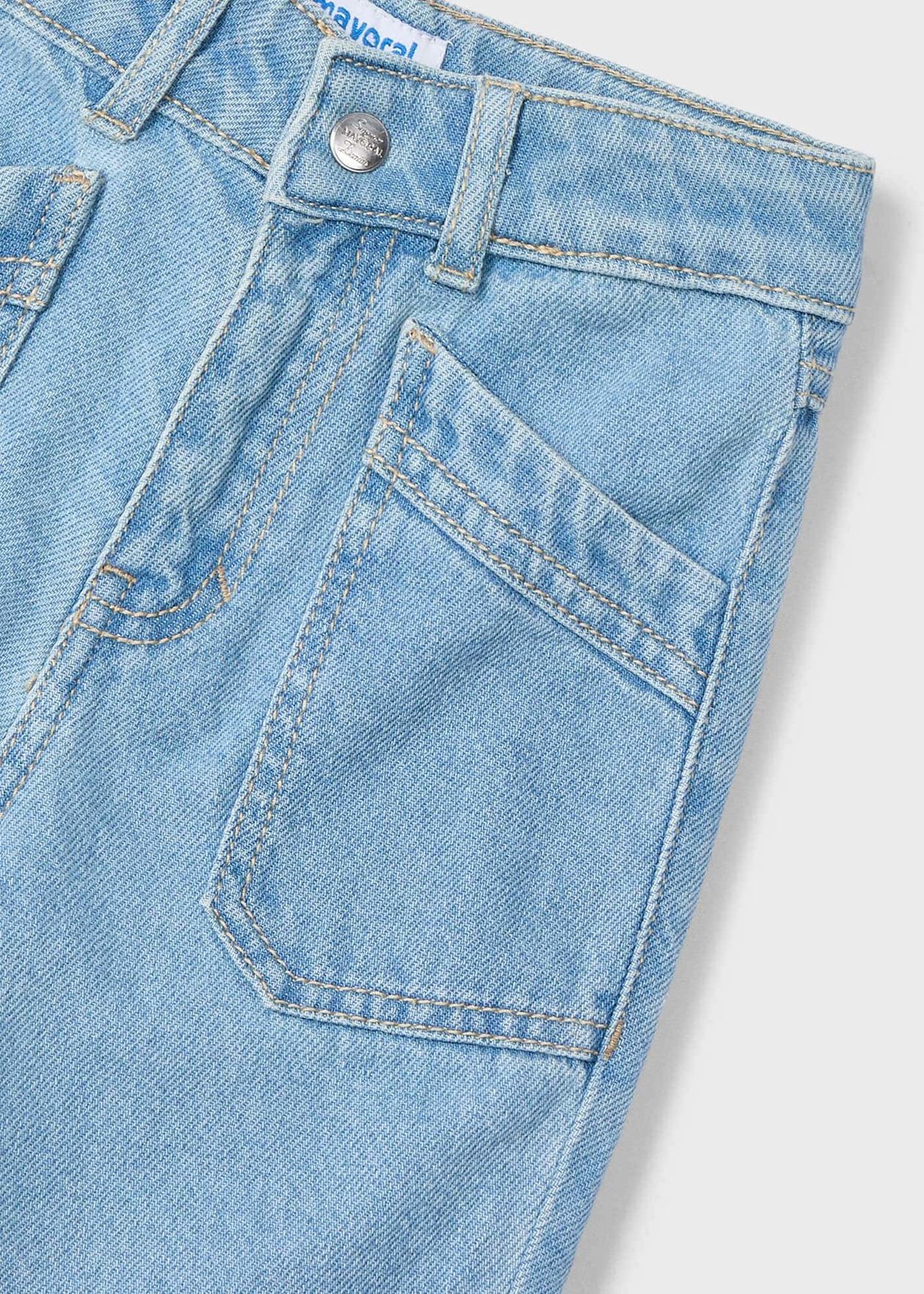 Pantalón vaquero holgado niña