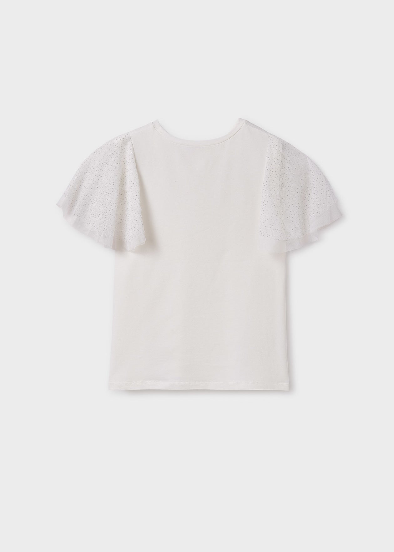 Camiseta volantes tul chica