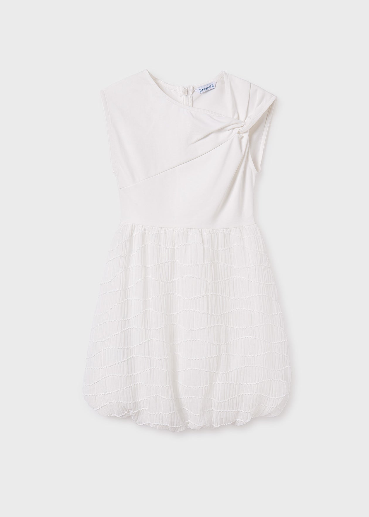 Vestido combinado chica