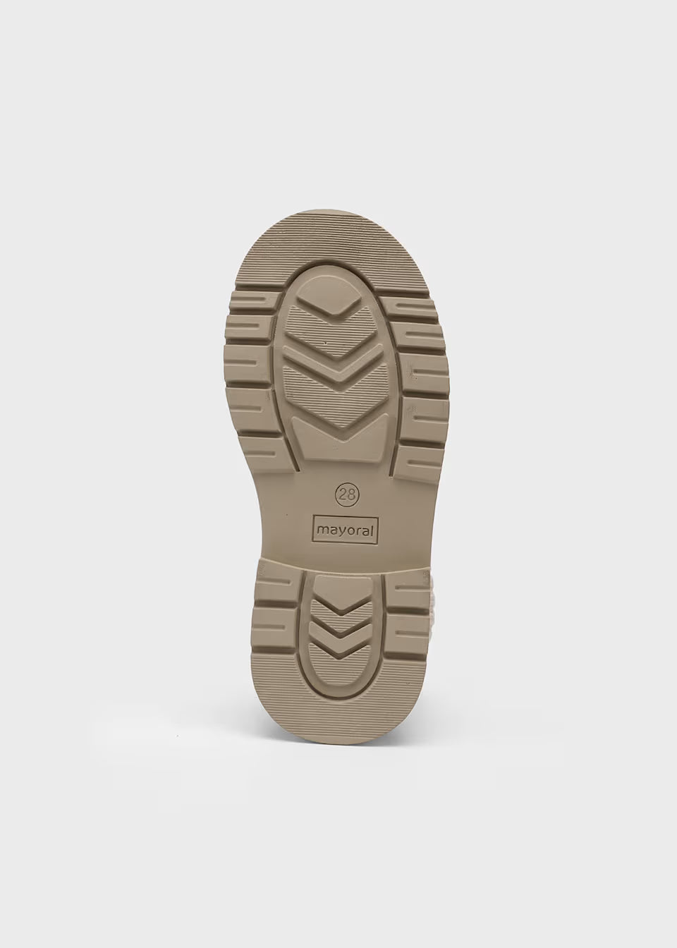 Botín biker piel tricot niña