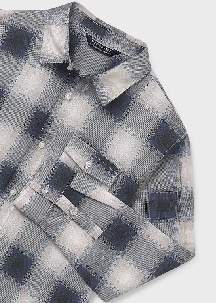 Camisa cuadros franela chico