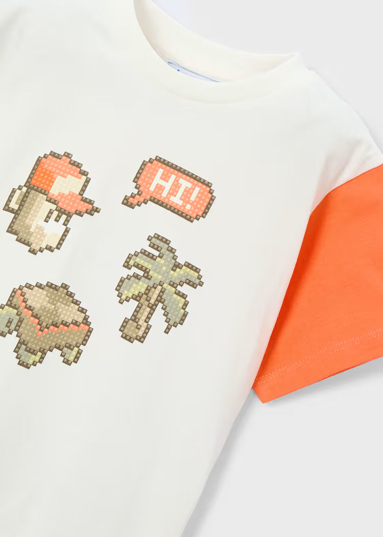 Camiseta combinada niño