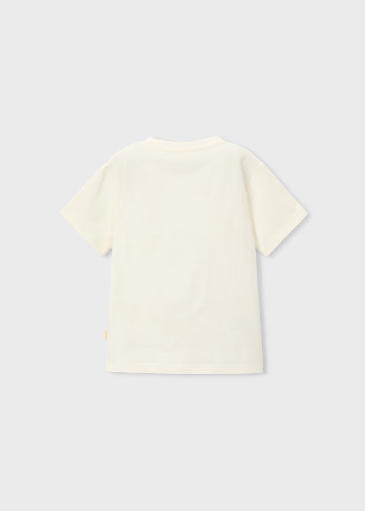 Camiseta con moto bordada niño