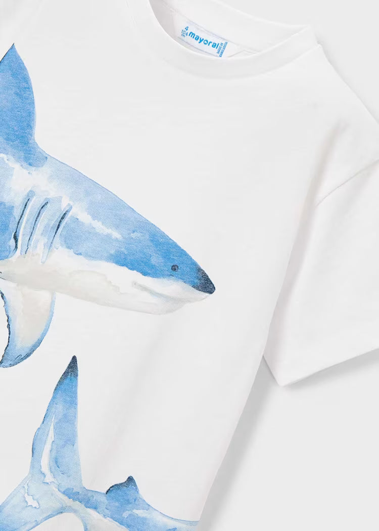 Camiseta tiburón niño