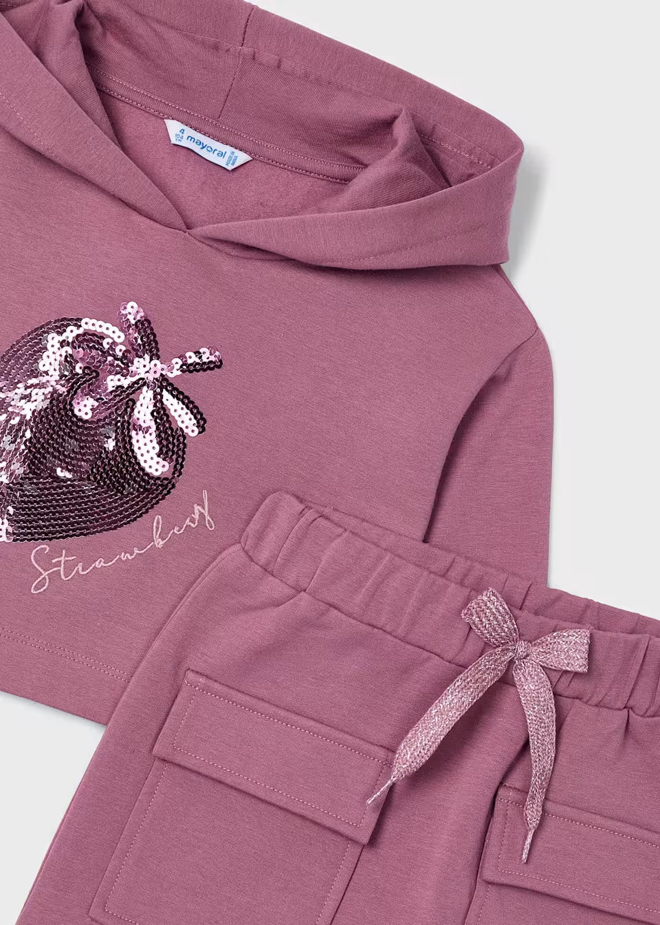 Conjunto falda sudadera niña