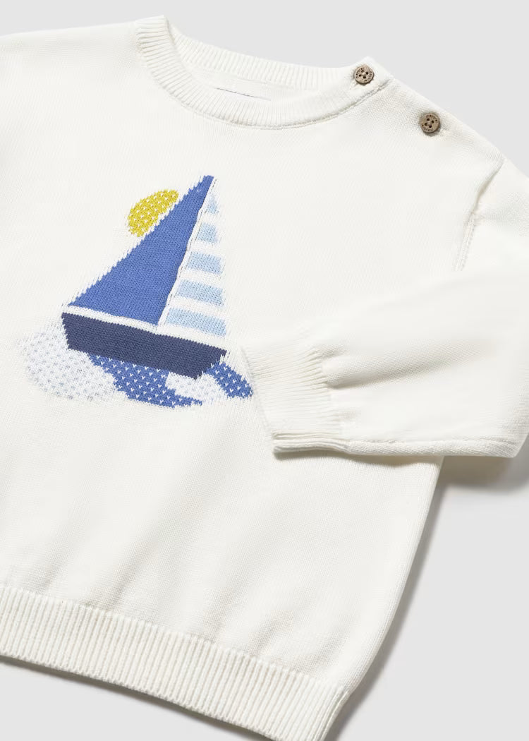 Jersey intarsia bebé