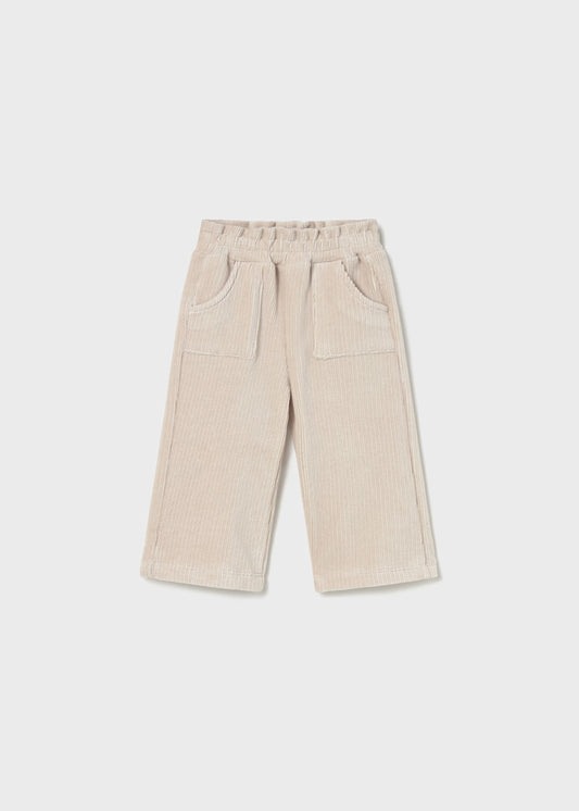 Pantalón largo punto pana