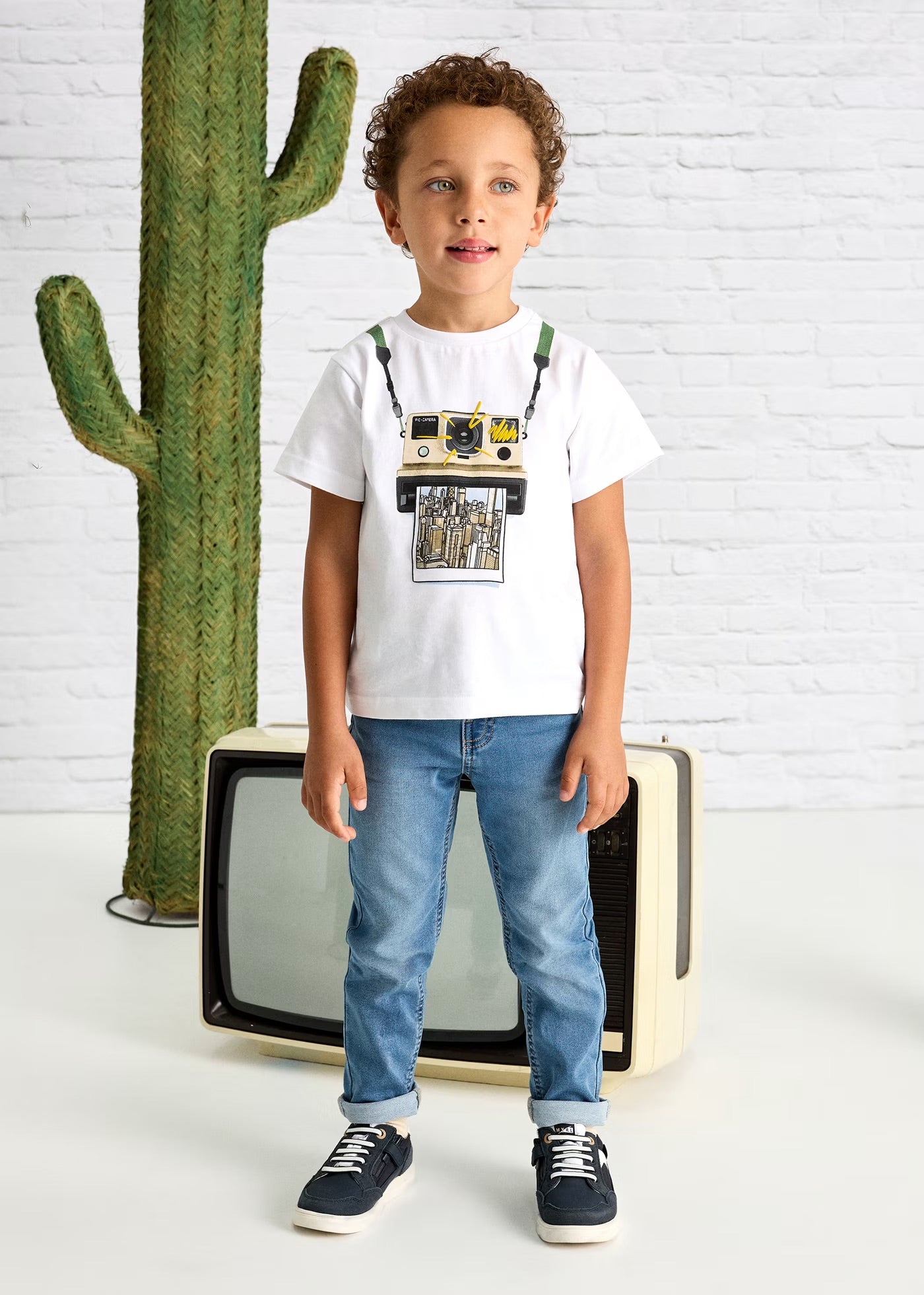 Pantalón vaquero ajustado niño