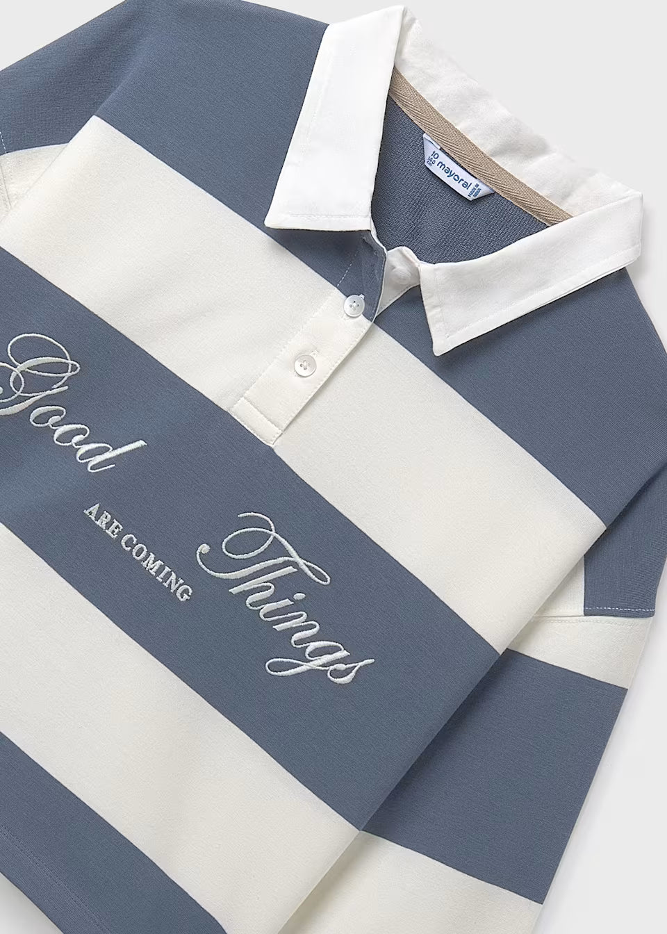 Polo corto rayas chica