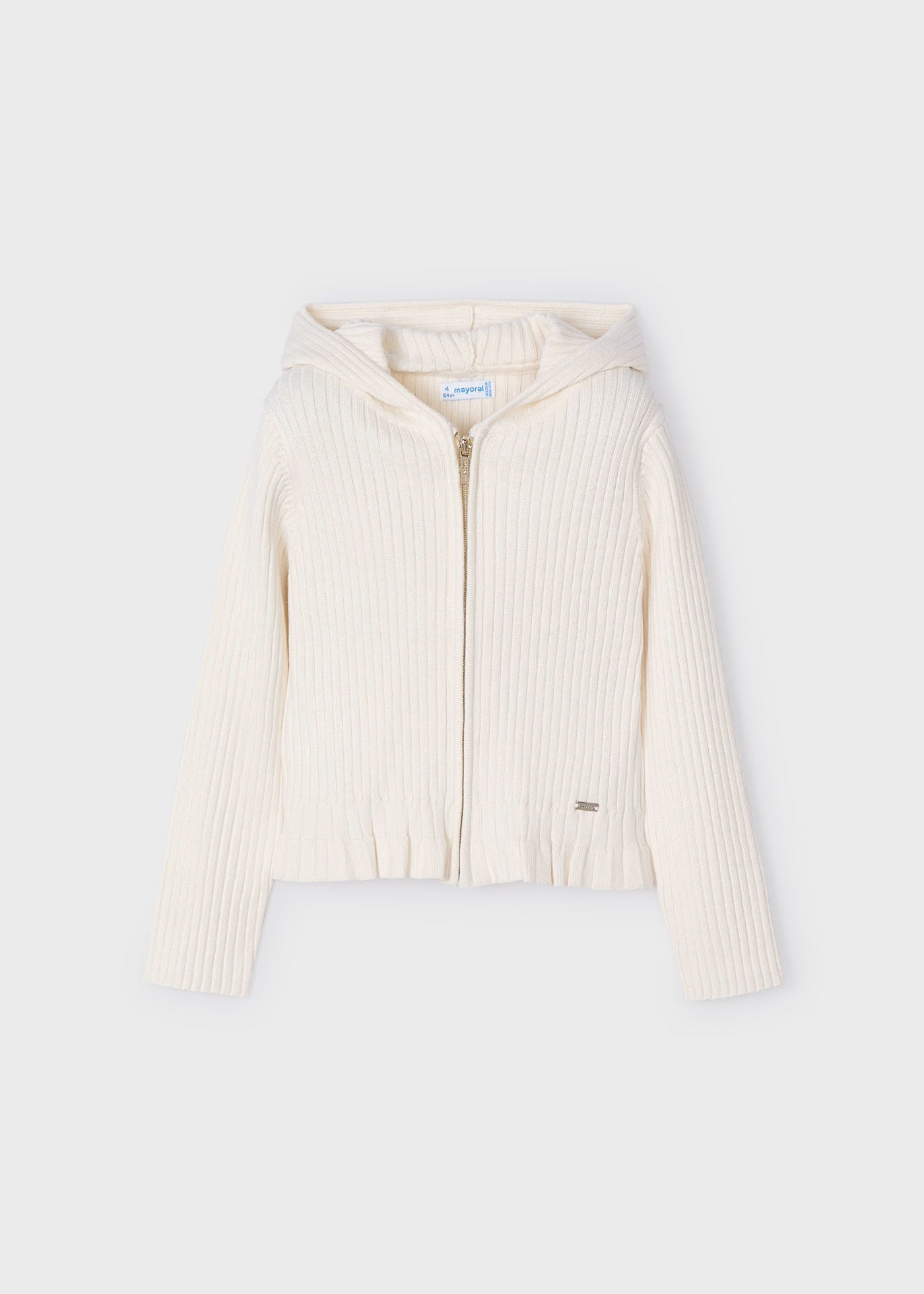 Rebeca capucha tricot niña