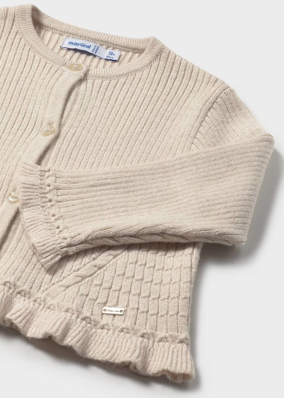 Rebeca tricot larga