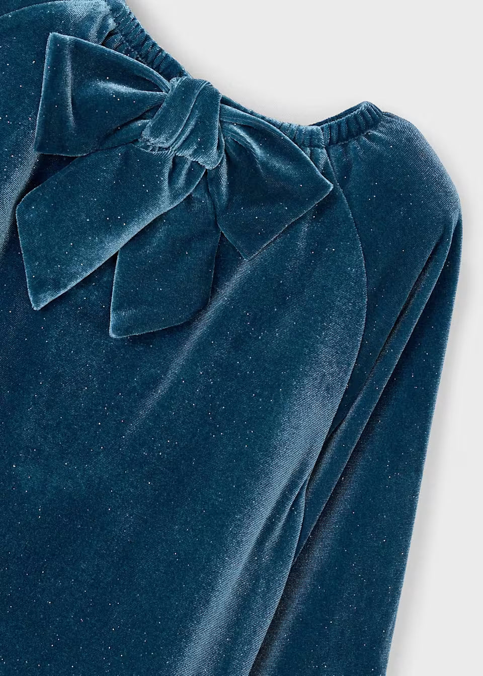 Vestido terciopelo brillo niña