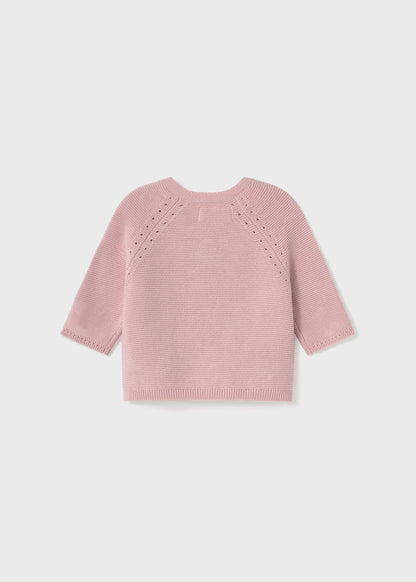 Rebeca tricot botones recién nacida