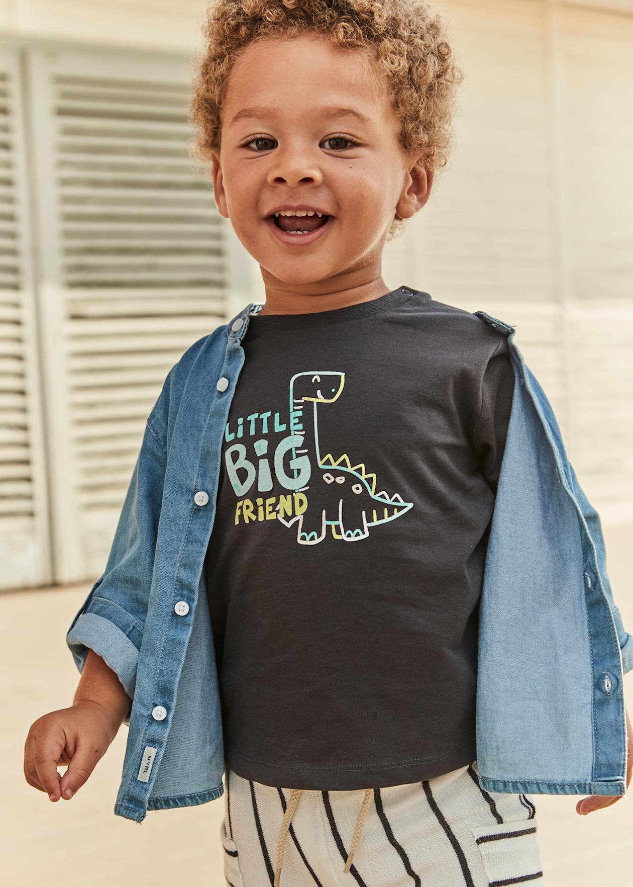 Camiseta dinosaurio bebé