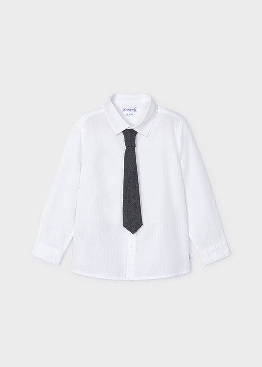 Camisa con corbata niño