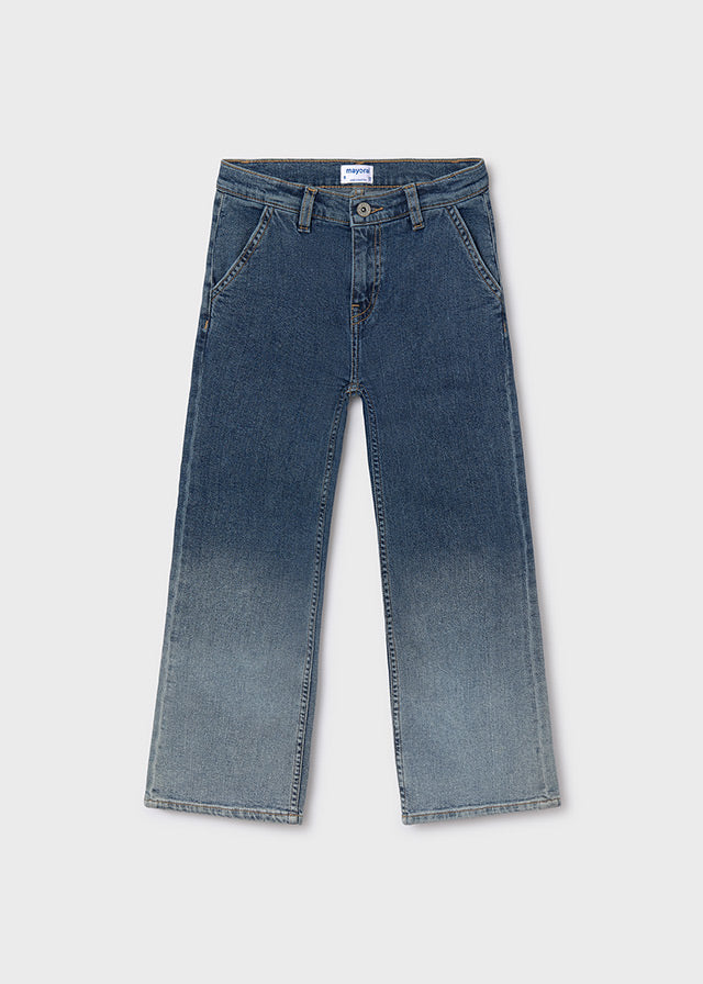 Pantalón vaquero degradado color chica