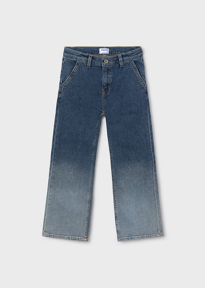 Pantalón vaquero degradado color chica