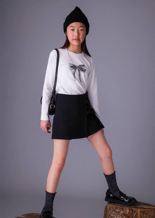 Camiseta básica texto chica