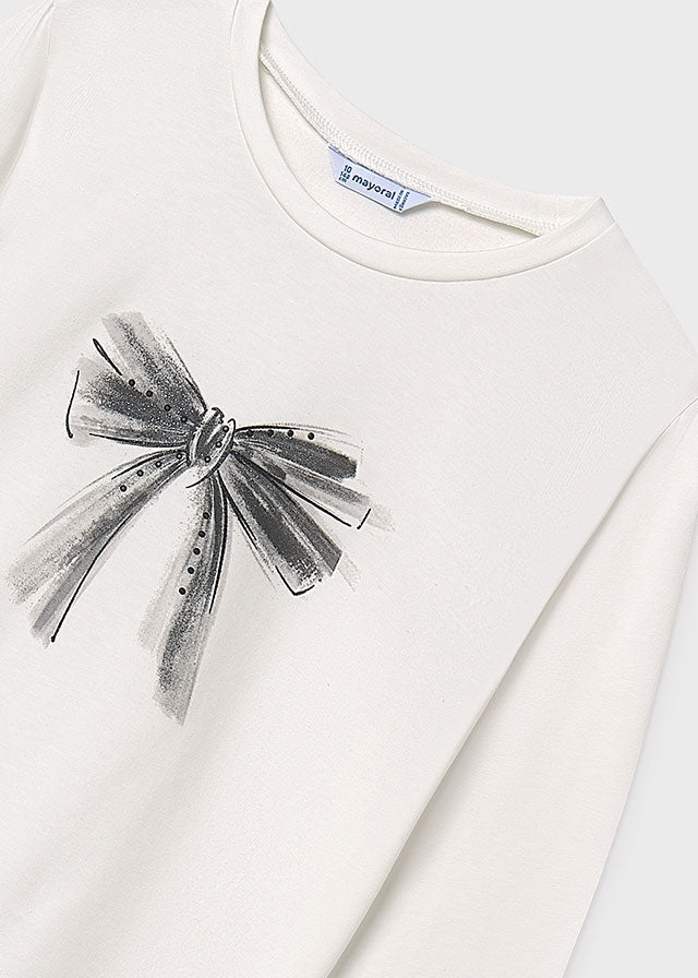 Camiseta básica texto chica