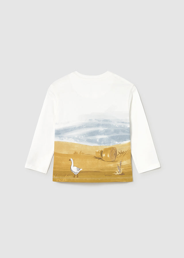 Camiseta paisaje bebé