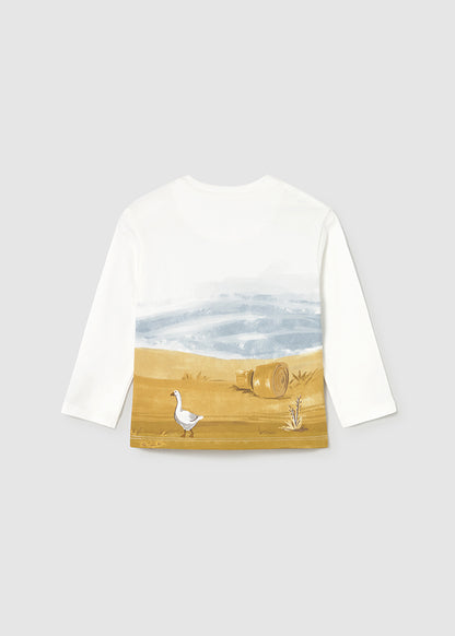 Camiseta paisaje bebé
