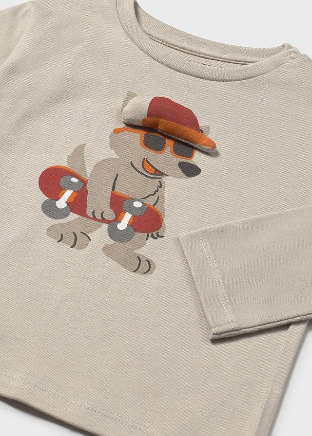 Camiseta ML aplique animal