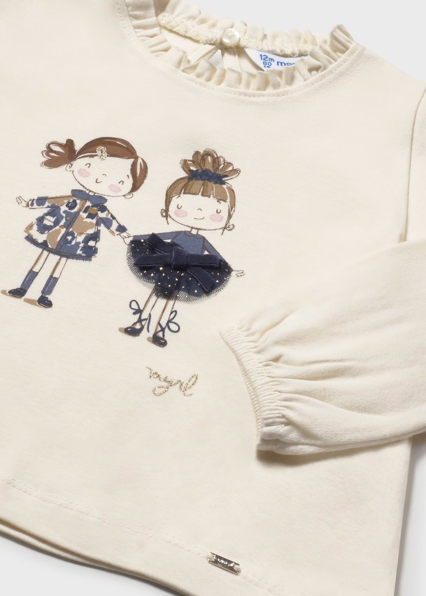 Camiseta aplique bebé