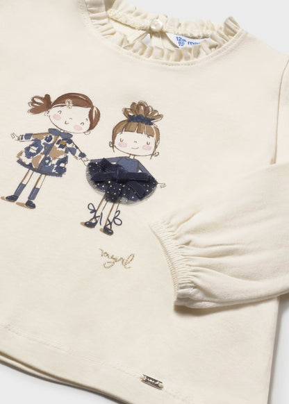 Camiseta aplique bebé