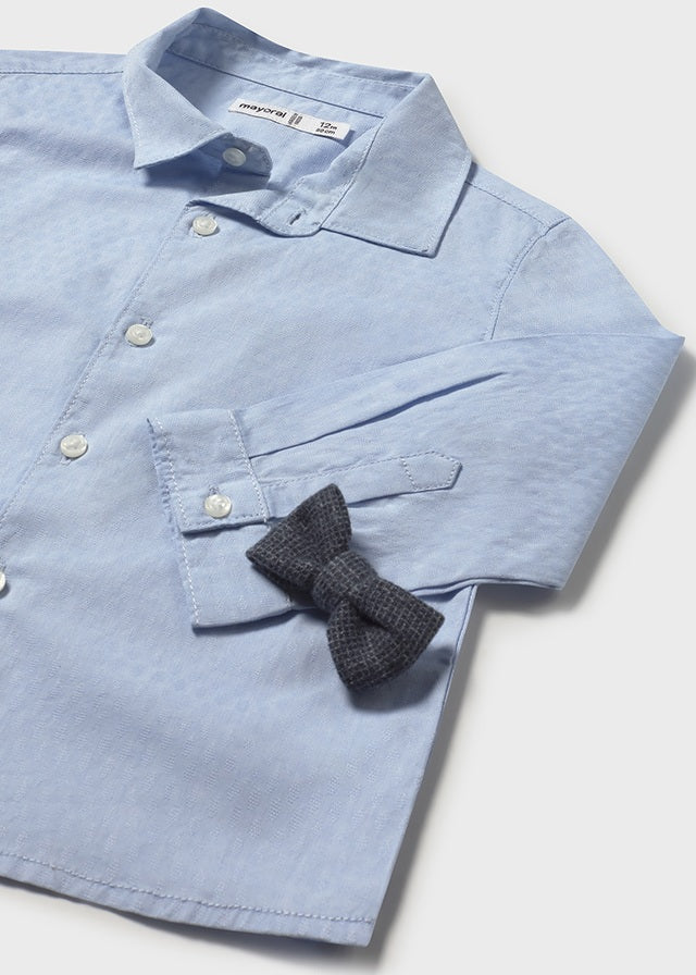 Camisa con pajarita bebé