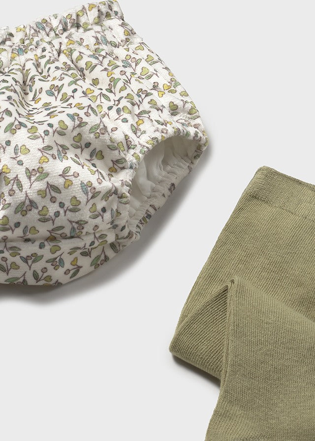 Conjunto short y leotardo tricot