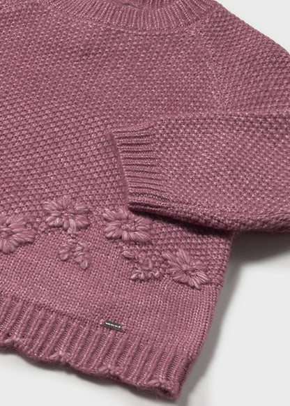 Jersey flores bordadas bebé