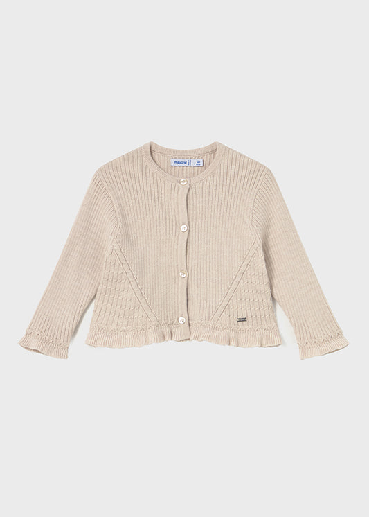 Rebeca tricot larga